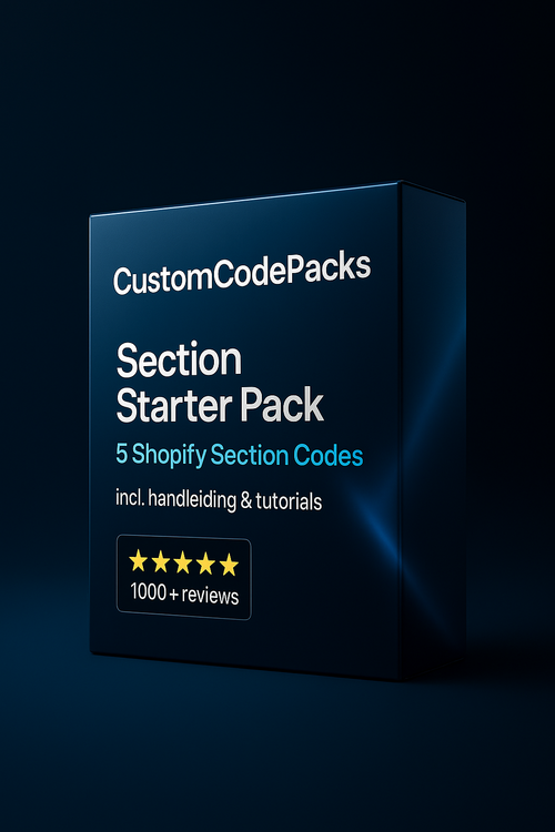 Section Starter Pack (5 Codes)