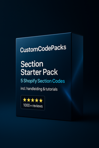 Section Starter Pack (5 Codes)