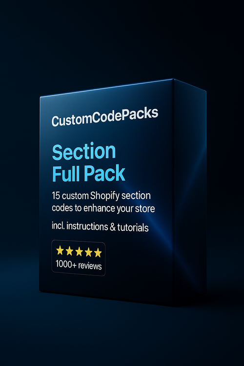 Section Full Pack (15 Codes)