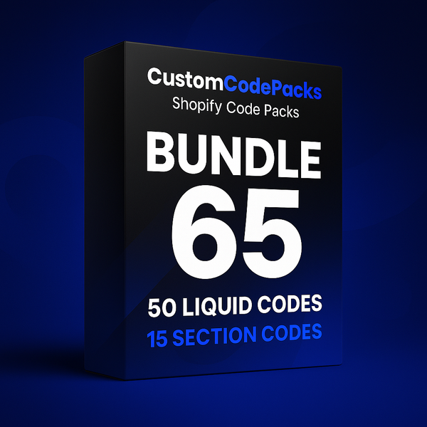 Complete Bundle (50 Liquid + 15 Section Codes)